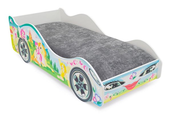 Детская кровать-машина Принцесса (Бельмарко)